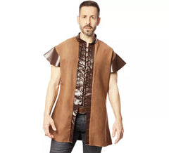 Gilet medievale lungo da uomo