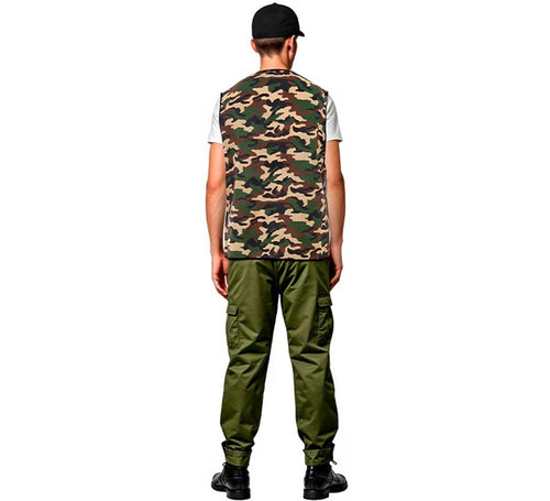 Chaleco Militar Camuflado adulto