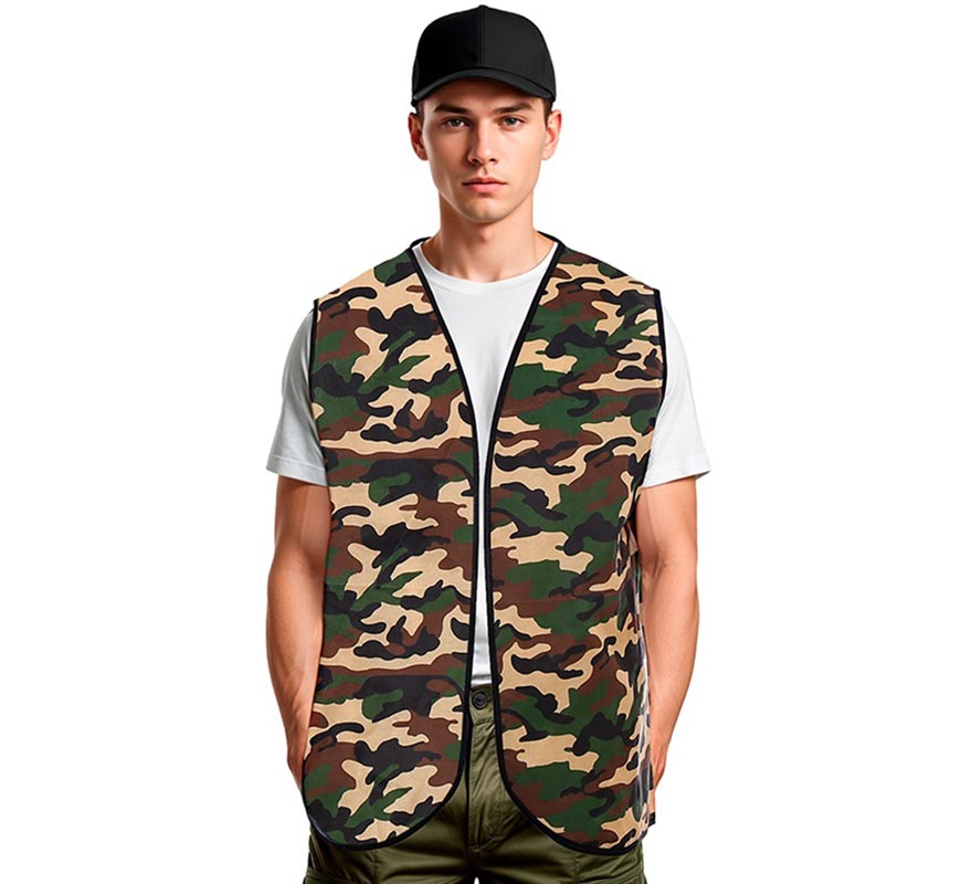 Translation missing: es.Chaleco Militar Camuflado adulto