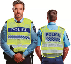 Gilet giallo della polizia stradale