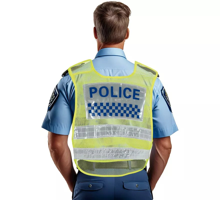 Chaleco Policía de Tráfico amarillo