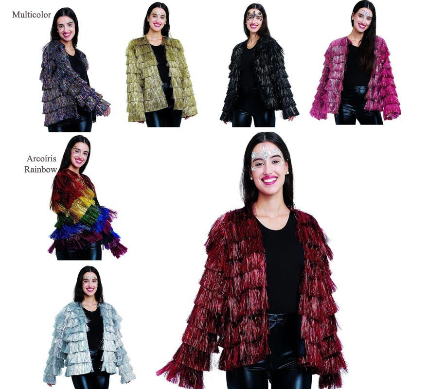 Translation missing: it.Chaqueta de Flecos en varios colores para mujer