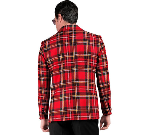 Chaqueta de Moda Fiesta rojo para hombre