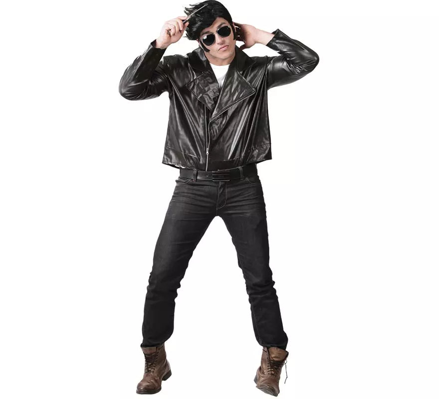 Translation missing: it.Chaqueta de Motorista o de Rockero negra para hombre