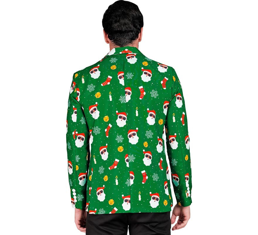 Translation missing: es.Chaqueta de Papá Noel verde para hombre