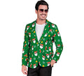 Chaqueta de Papá Noel verde para hombre