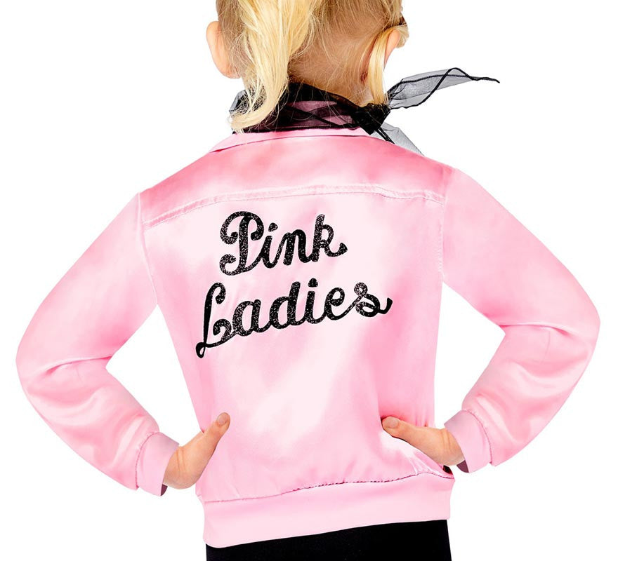Translation missing: it.Chaqueta de Pink Ladies de Grease para niña