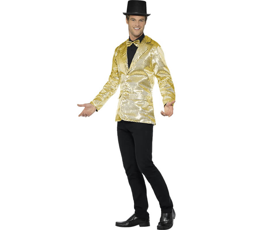 Translation missing: it.Chaqueta Dorada con Lentejuelas para hombre