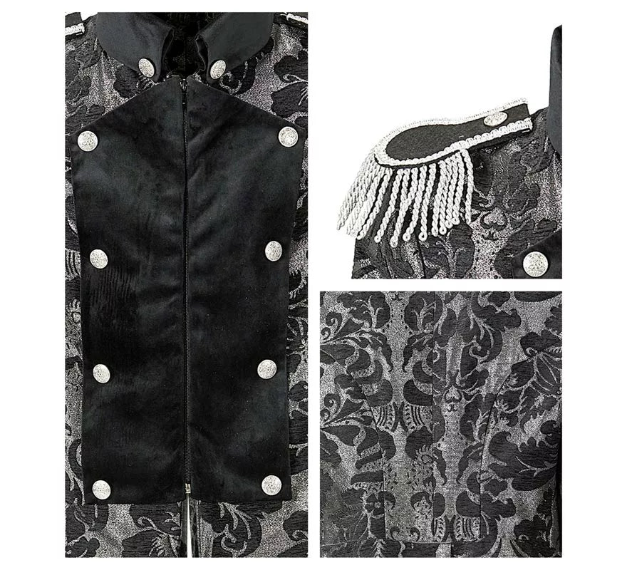 Translation missing: es.Chaqueta Jacquard época plateada para hombre