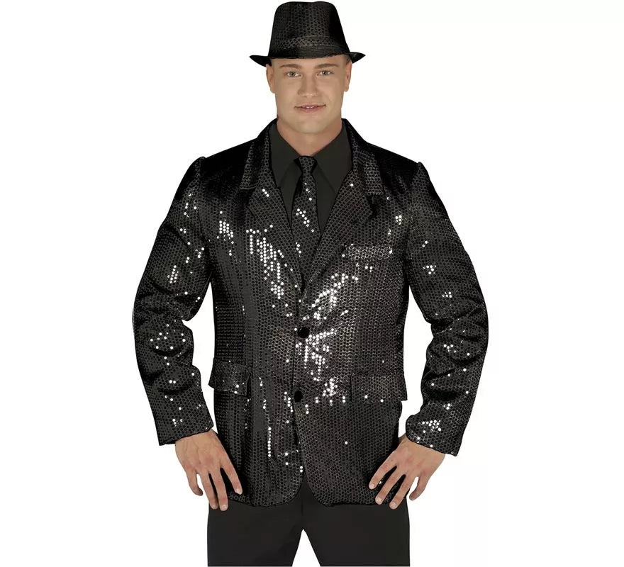 Chaqueta Lentejuelas Negra