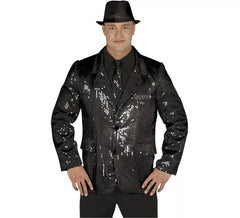 Giacca nera con paillettes