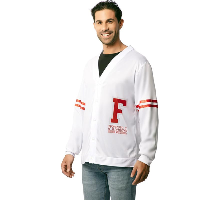 Translation missing: it.Chaqueta Universitaria de los años 50 blanca para hombre