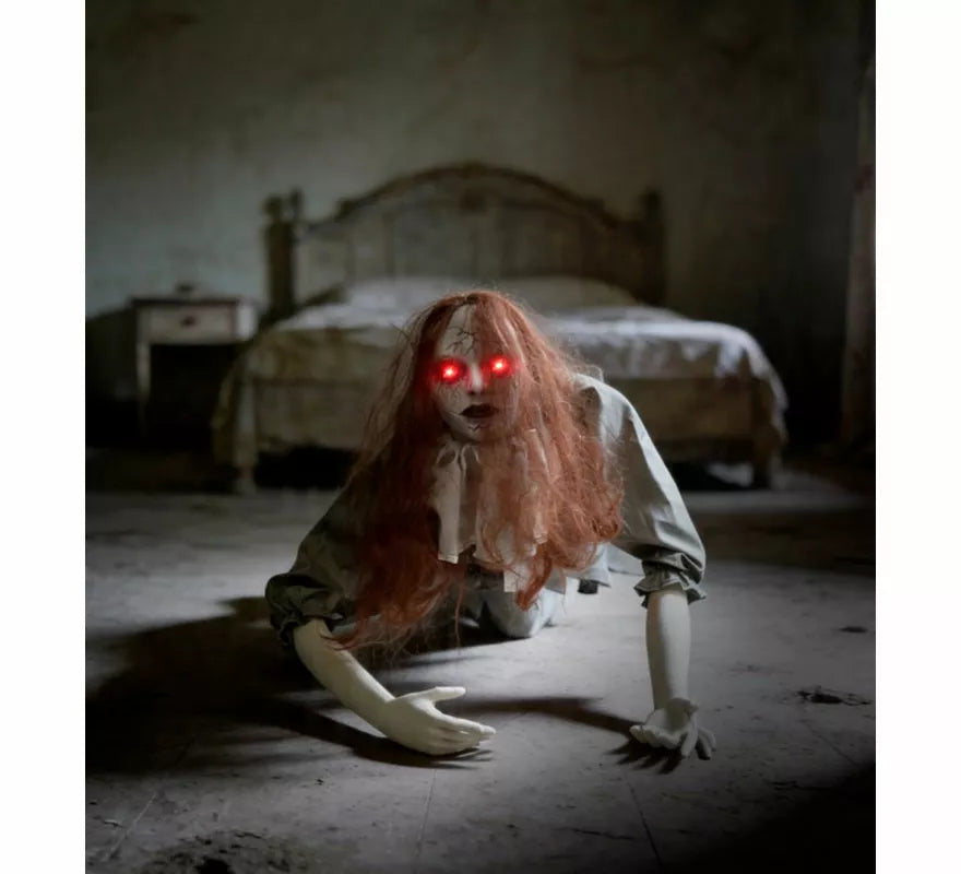 Translation missing: it.Chica Muerta Arrastrándose con Luz, Sonido y Movimiento de 40x90x60 cm