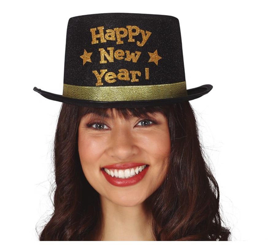 Translation missing: it.Chistera de Happy New Year Negro