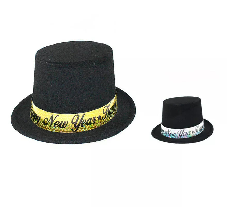 Translation missing: es.Chistera Happy New Year de PVC en 2 colores surtidos