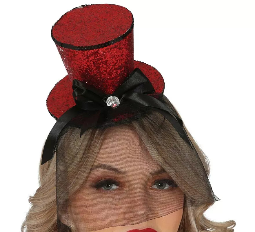 Translation missing: it.Chistera Mini Roja con Diadema
