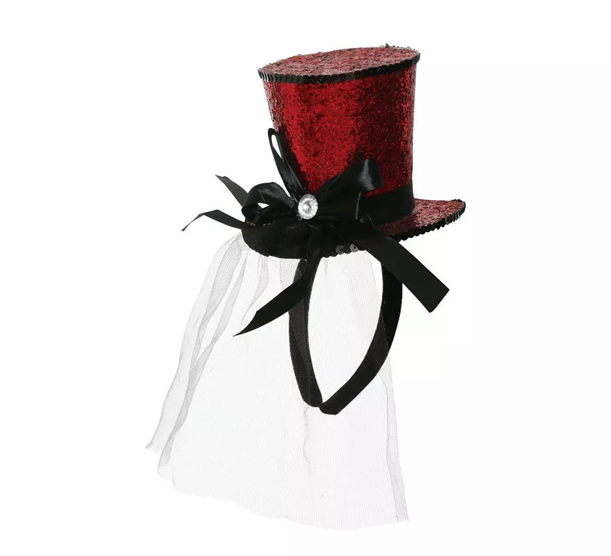 Translation missing: it.Chistera Mini Roja con Diadema