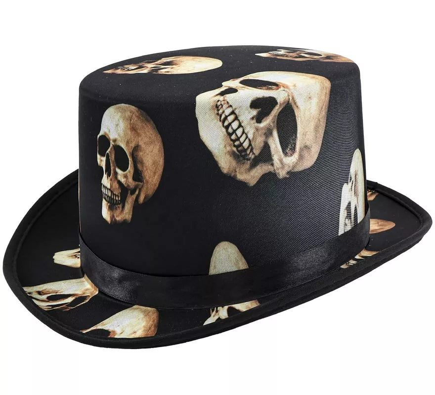 Translation missing: es.Chistera negra con Calaveras