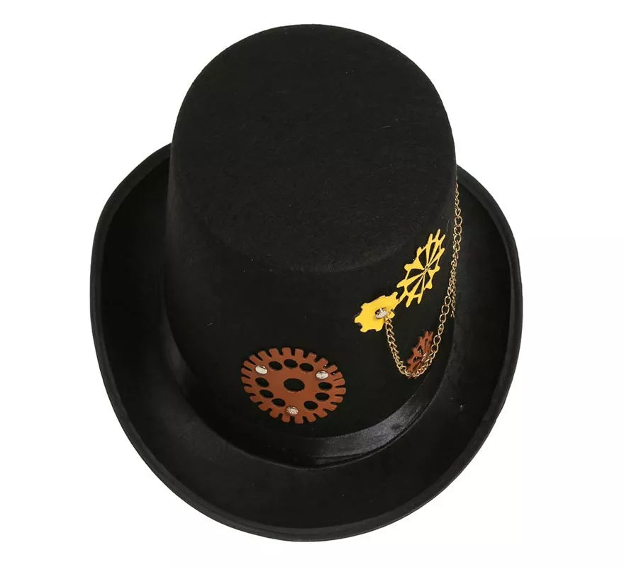 Translation missing: it.Chistera Steampunk Negra Elegante
