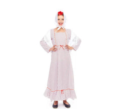 Costume da Chulapa bianco con pois rossi per bambina