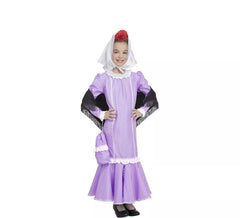 Costume da Chulapa lilla per bambina e neonato