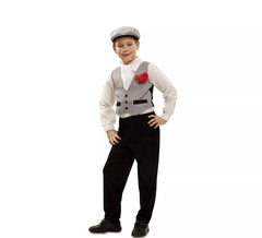 Costume da chulapo tipico di Madrid per bambini da 1 a 2 anni