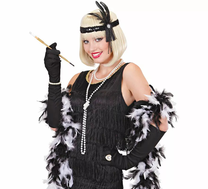 Translation missing: es.Cinta negra con Plumas de Cabaret