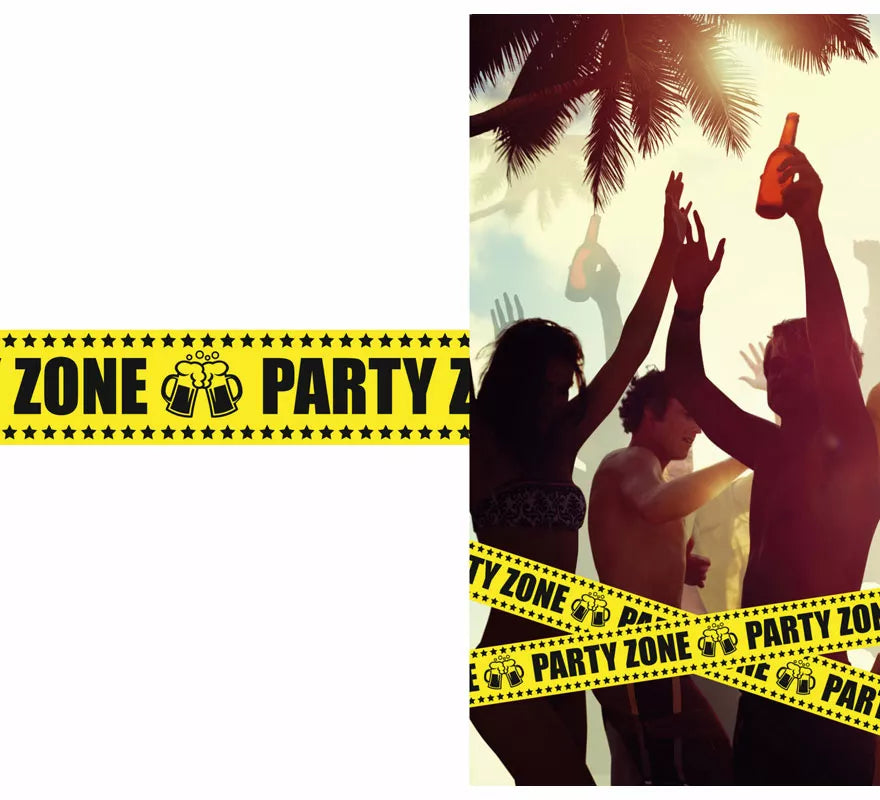 Translation missing: es.Cinta 'Party Zone' de 6 mx12 cm