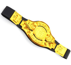 Cintura d'oro da campione di boxe o wrestling