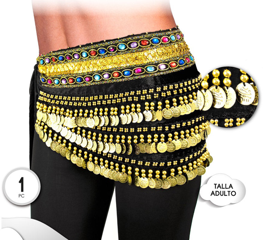 Translation missing: it.Cinturón Pañuelo de Danza Oriental en varios colores para mujer