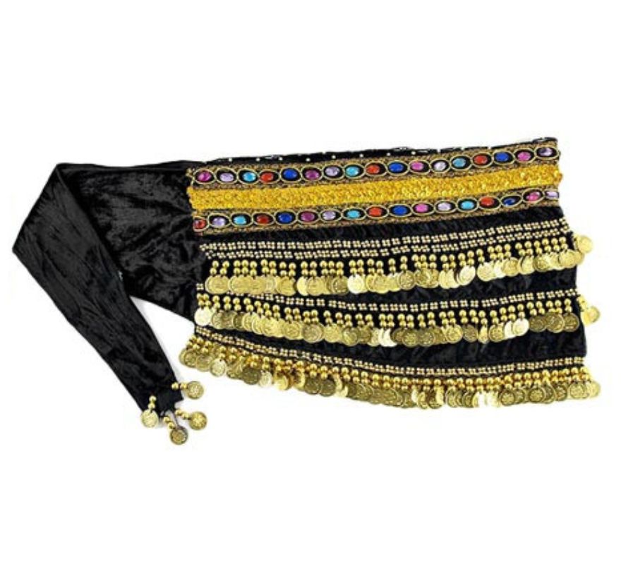 Cinturón Pañuelo de Danza Oriental en varios colores para mujer