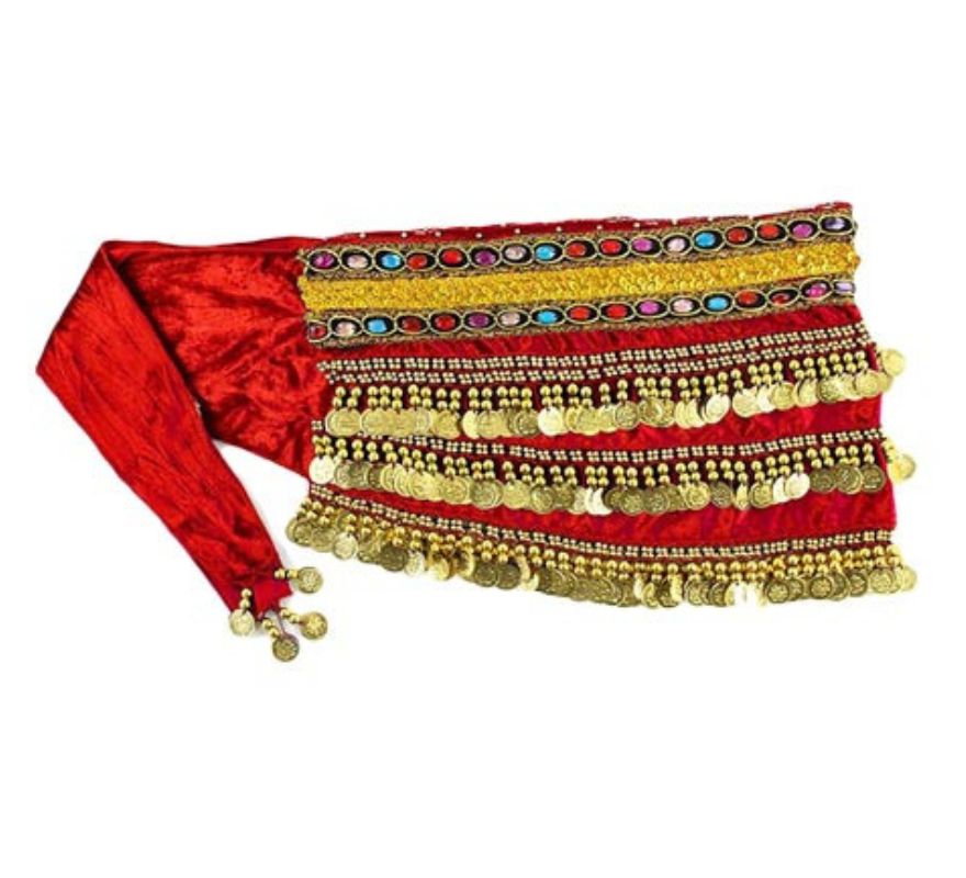 Cinturón Pañuelo de Danza Oriental en varios colores para mujer
