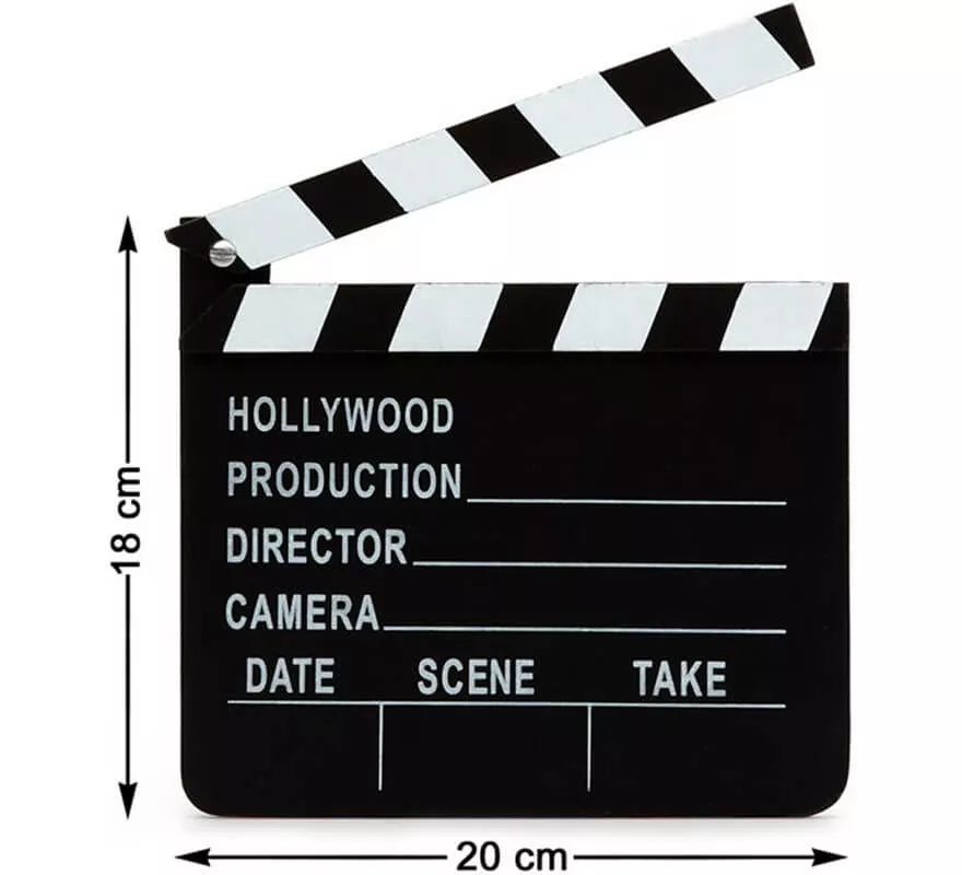 Translation missing: it.Claqueta de Director de cine 18x20 cm