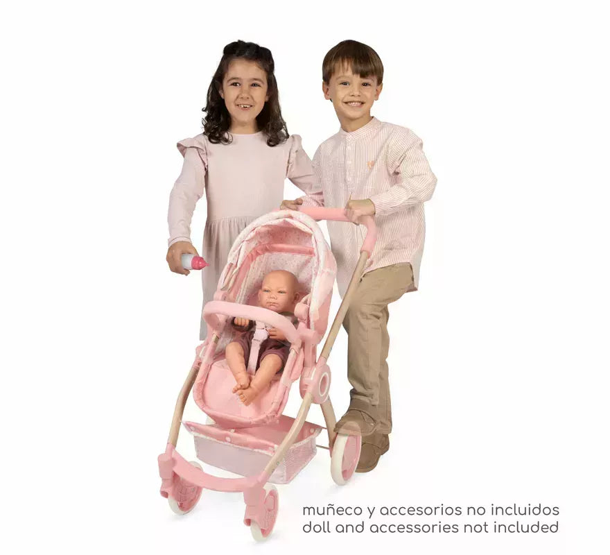 Translation missing: it.Coche de Muñecas de hasta 48 cm 3 en 1 Plegable con Bolso