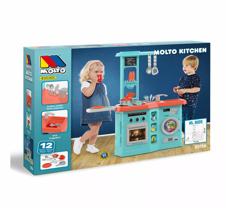 Translation missing: it.Cocina infantil azul con Planchador