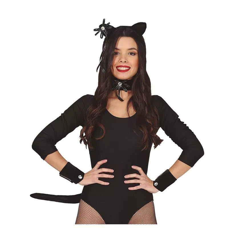 Translation missing: es.Cojunto de Gatita Negro de 5 Piezas
