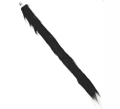 Coda di gatto nero con pelo 56 cm