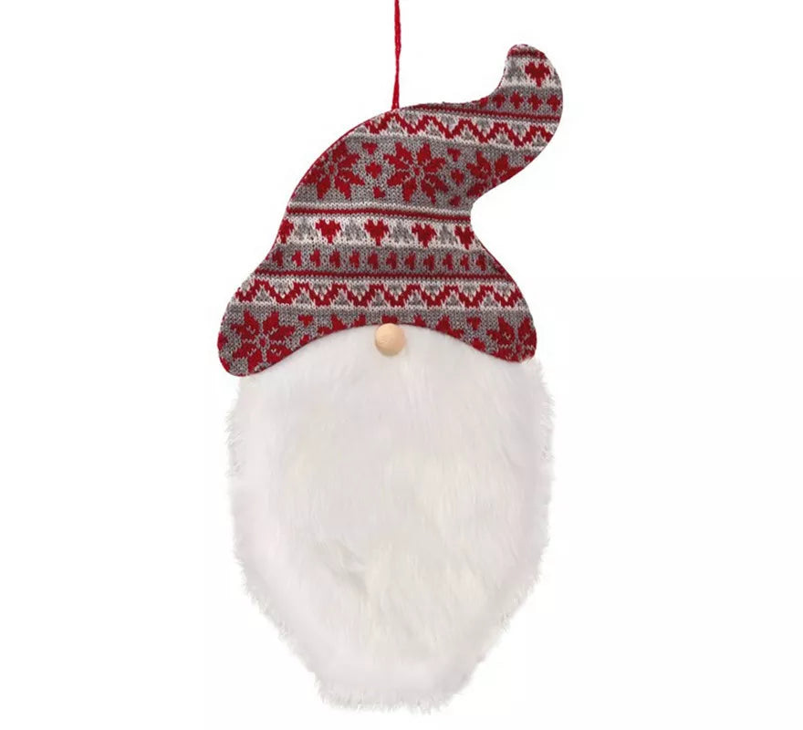 Translation missing: it.Colgante Cabeza Noel con Gorro de 16 cms