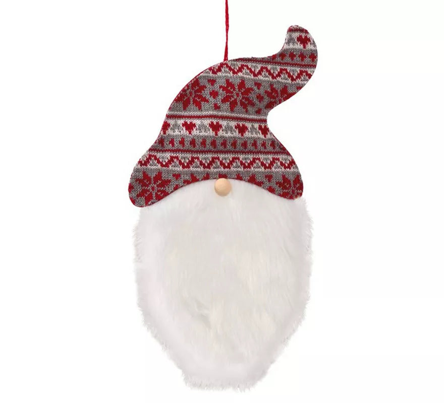 Translation missing: it.Colgante Cabeza Noel con Gorro de 32 cms