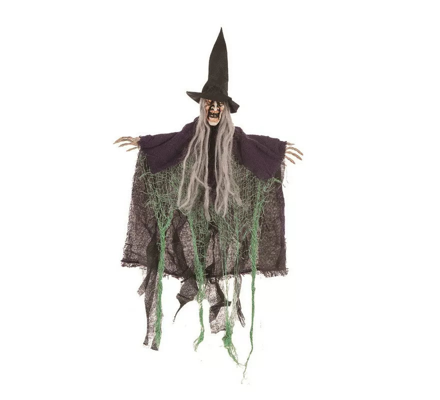 Translation missing: it.Colgante de Bruja con Hilos Verde de 50 cm