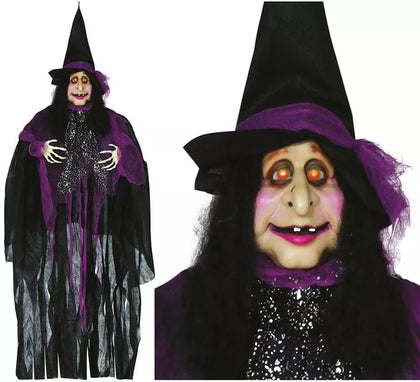 Colgante de Bruja con Luz y Sonido 120 cm