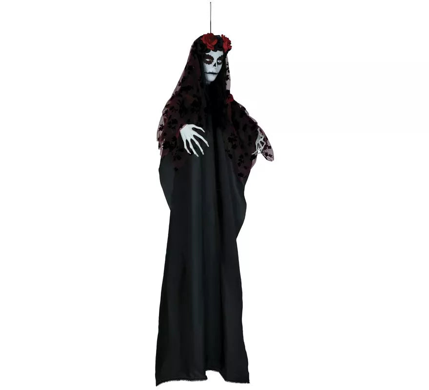 Colgante de Catrina Parlante con Luz 155 cm