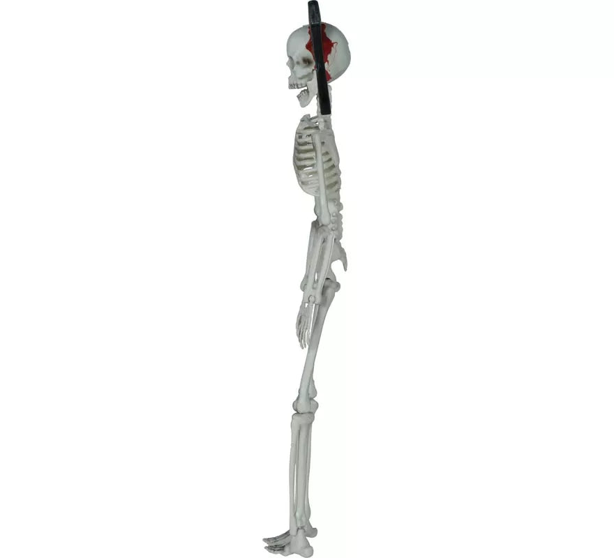 Colgante de Esqueleto con Hacha de 40 cm