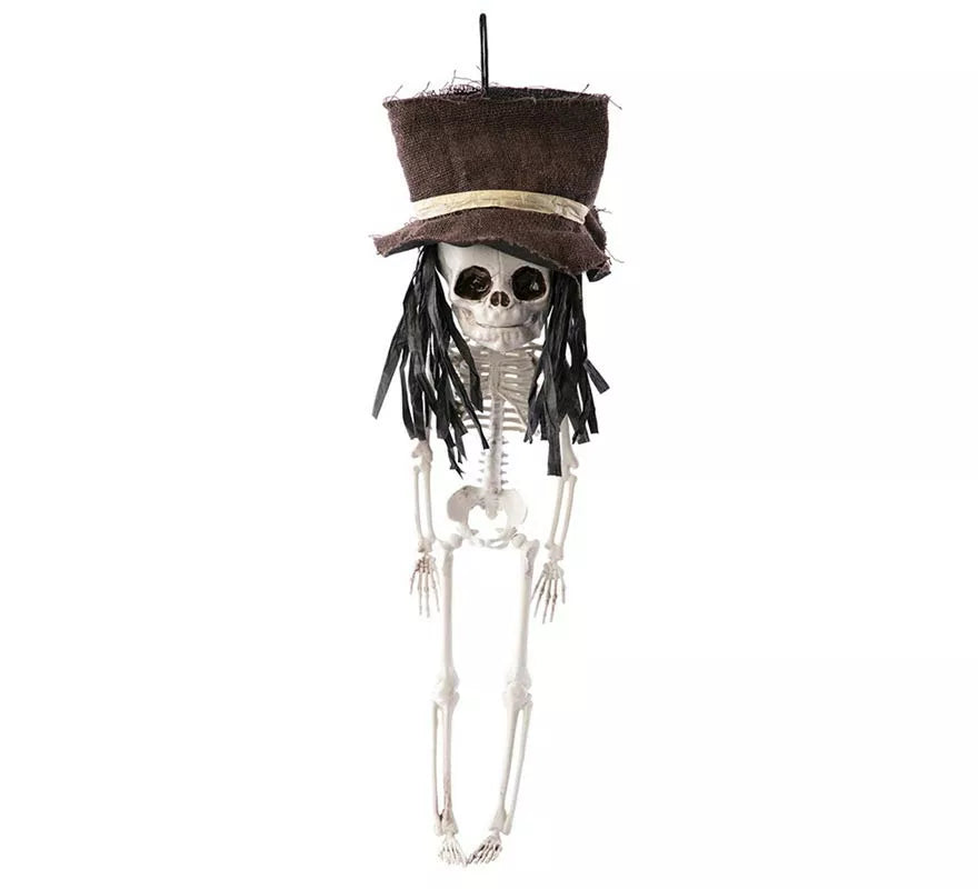Translation missing: it.Colgante de Esqueleto con sombrero de 15x12x49 cm