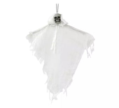 Ciondolo scheletro con veste bianca 42 cm