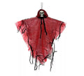 Colgante de Esqueleto con túnica roja de 42 cm