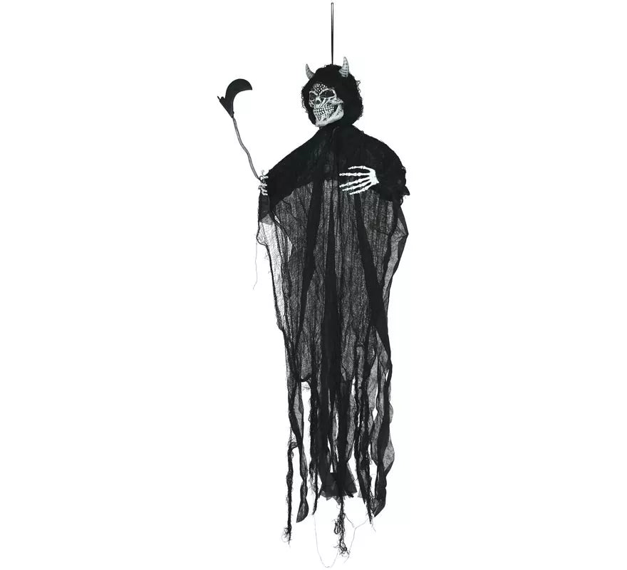 Translation missing: it.Colgante de Esqueleto Demonio con Luz Sonido de 130 cm
