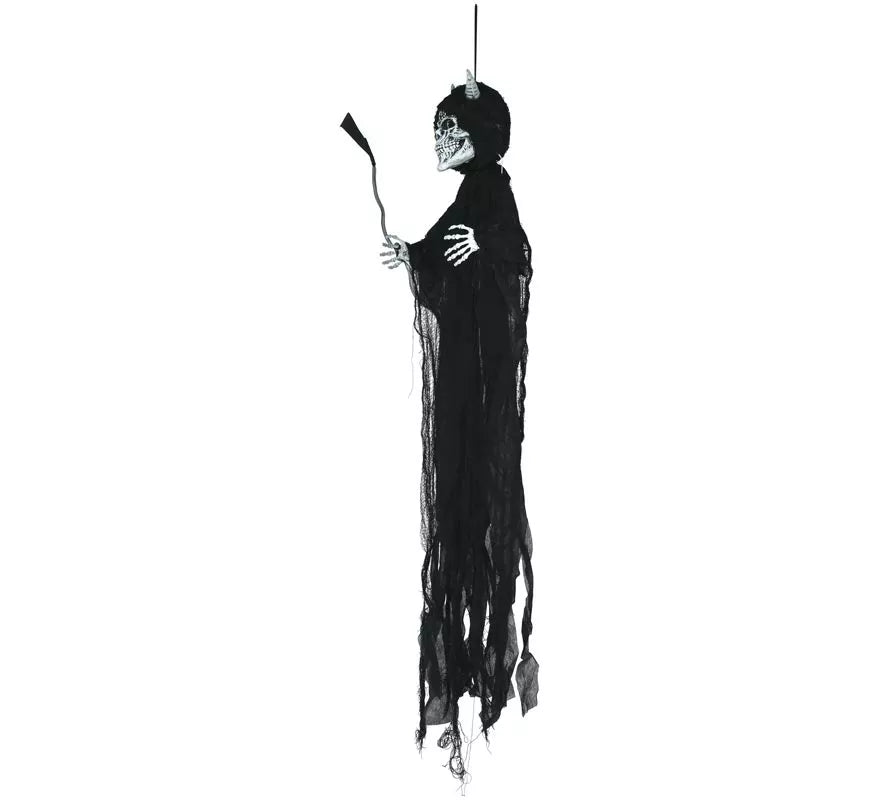 Translation missing: it.Colgante de Esqueleto Demonio con Luz Sonido de 130 cm