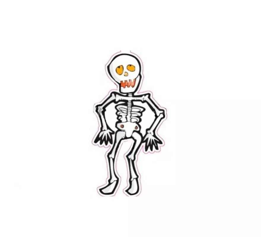 Translation missing: it.Colgante de Esqueleto sorprendido de 20x70 cm