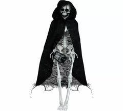 Ciondolo Scheletro con Mantello Nero 40 cm